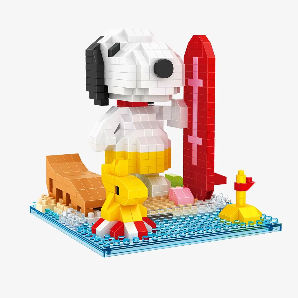 Peanuts Snoopy et Woodstock sur la plage (BB-107375) — Prix et comparaison | Brick Broker