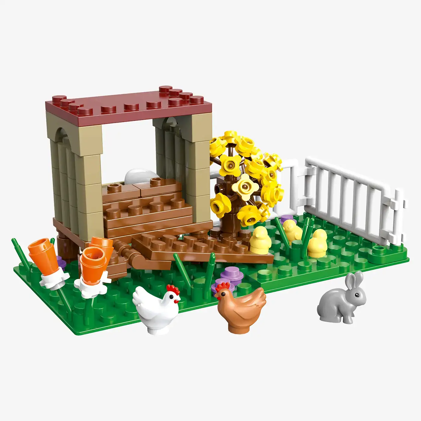 BlueBrixx Chicken Coop • Set 107417 • SetDB • Merlins Bricks