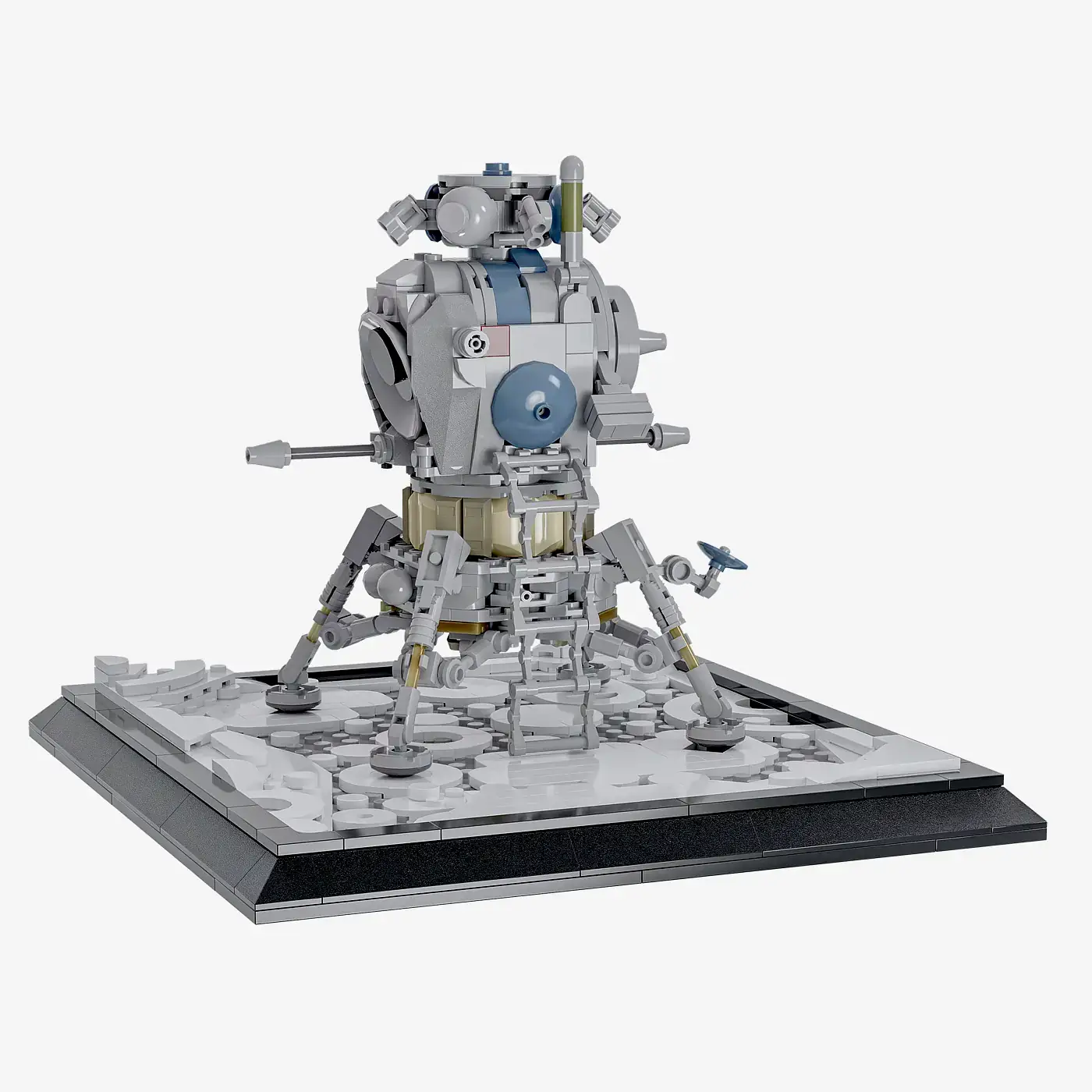 BlueBrixx Soviet Lunar Lander LK • Set 107458 • SetDB