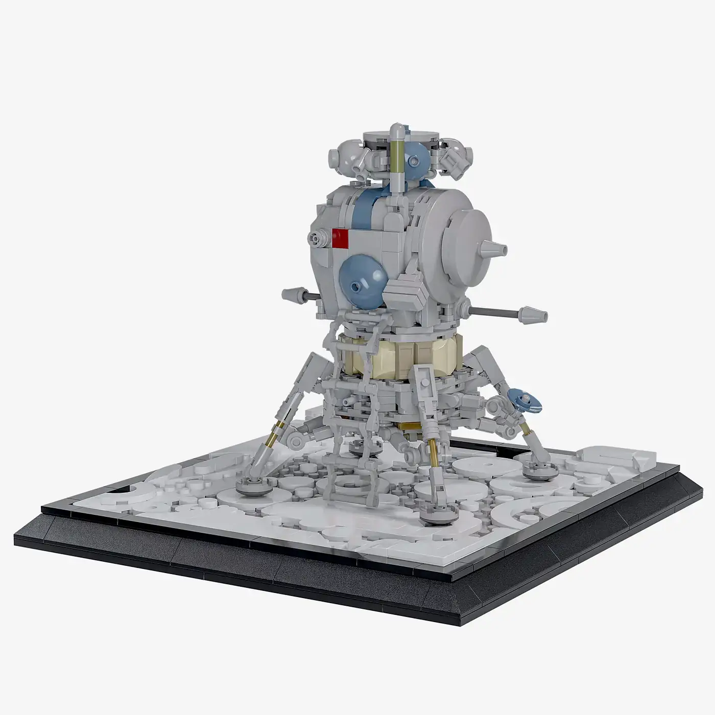 BlueBrixx Soviet Lunar Lander LK • Set 107458 • SetDB