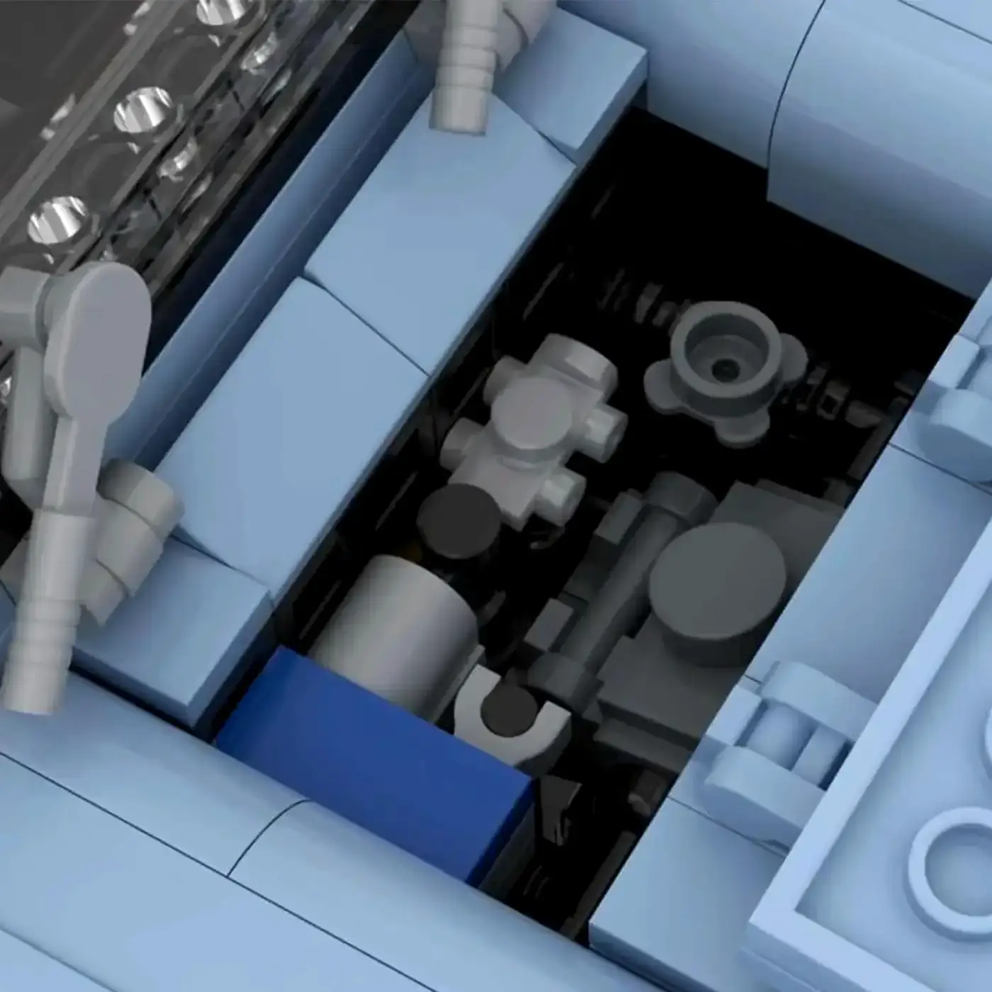 BlueBrixx English three-wheeled van • Set 107468 • SetDB