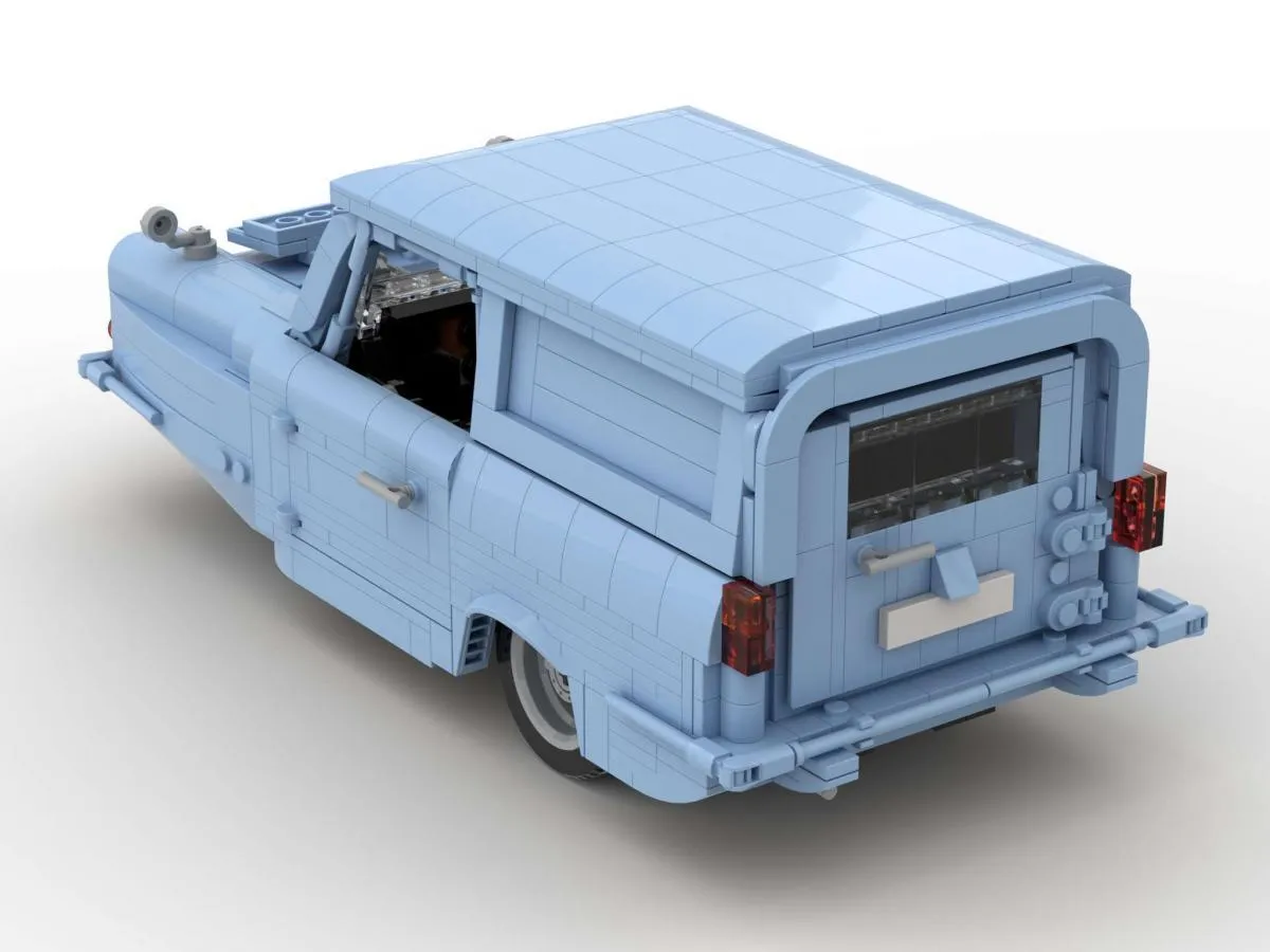 BlueBrixx English three-wheeled van • Set 107468 • SetDB