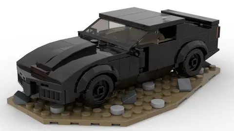 BlueBrixx Small Black Herocar • Set 107472 • SetDB