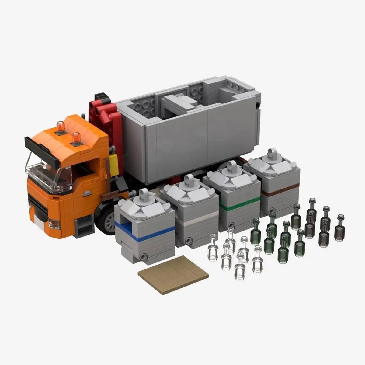 Camion de déchets municipaux en verre ou papier (BB-107513) — Prix et comparaison | Brick Broker