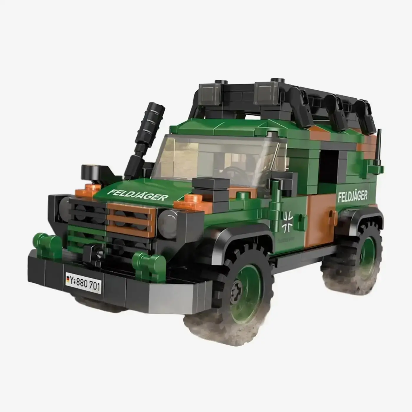 BlueBrixx All-terrain vehicle Wolf, Bundeswehr • Set 107590