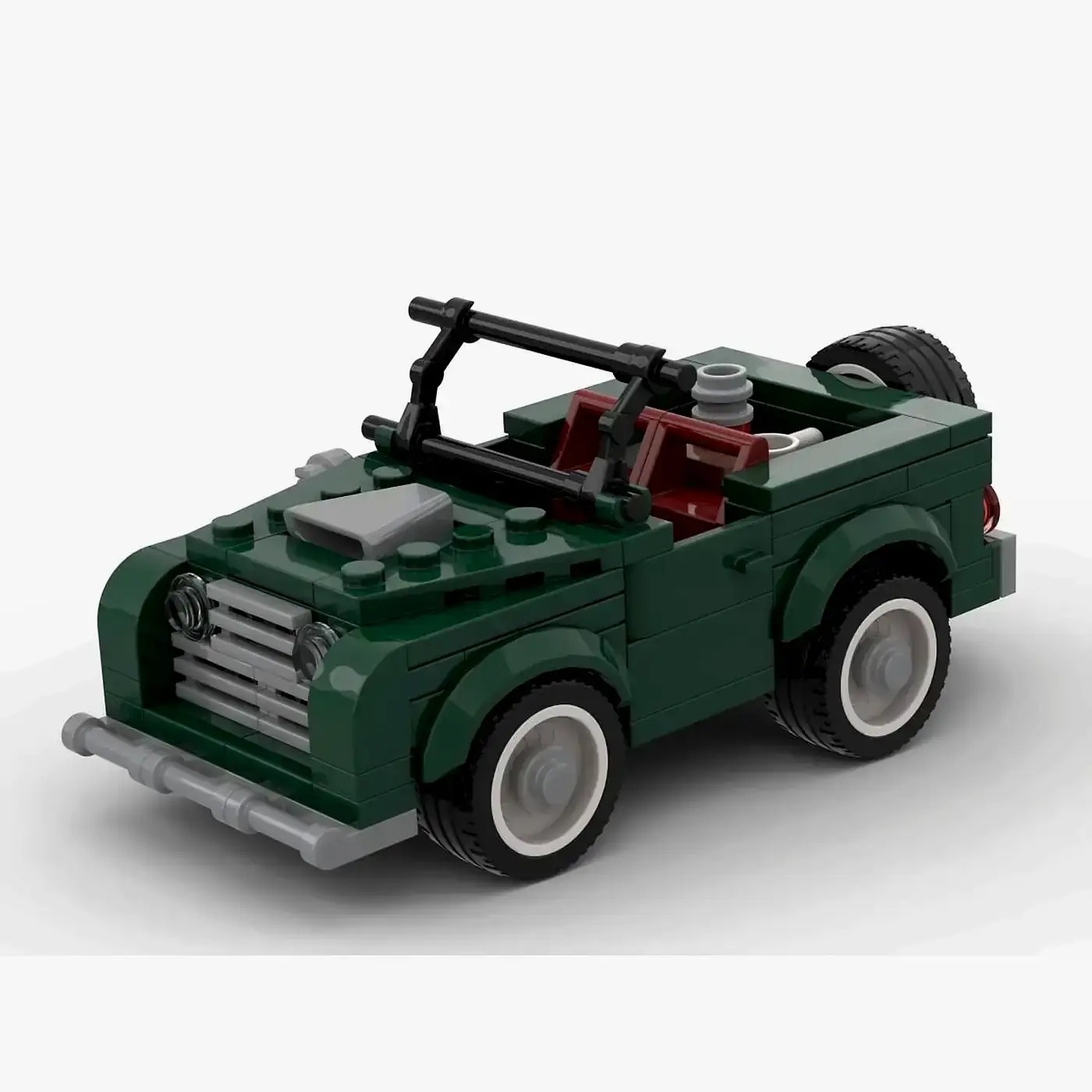 BlueBrixx ToonCar dark green • Set 107700 • SetDB