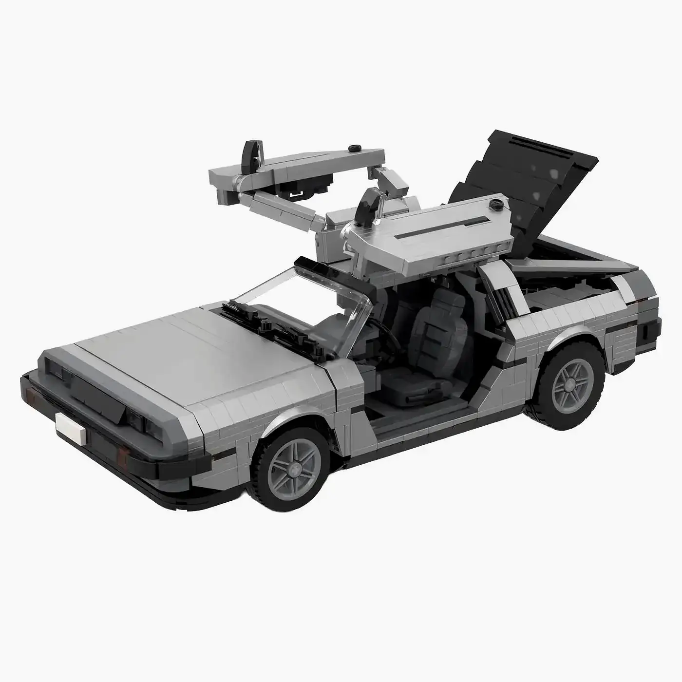 BlueBrixx Timeless stainless steel coupé • Set 107706