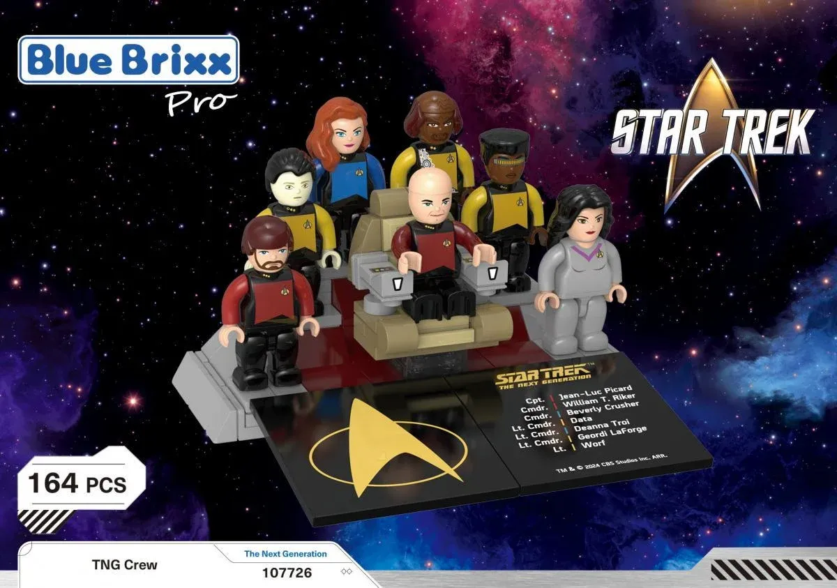 BlueBrixx Minifigure Pack STAR TREK The Next Generation