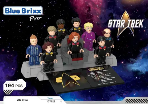 BlueBrixx Minifigure Pack STAR TREK Voyager • Set 107728