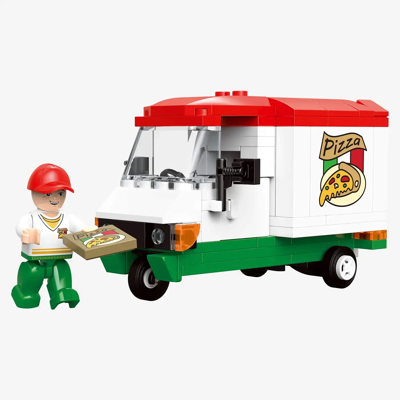 BlueBrixx Pizza delivery • Set 107743 • SetDB
