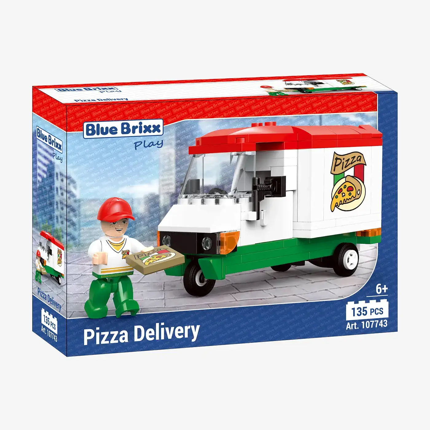 BlueBrixx Pizza delivery • Set 107743 • SetDB