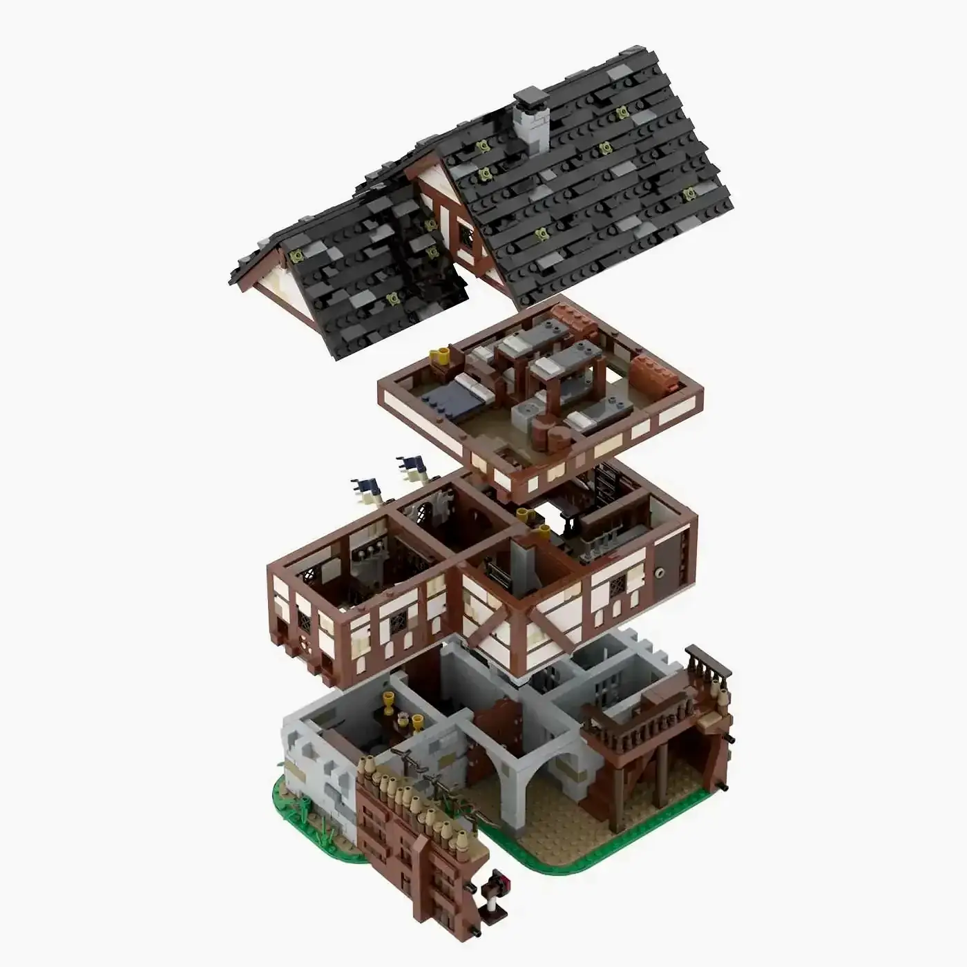 BlueBrixx Medieval Guard House • Set 107786 • SetDB