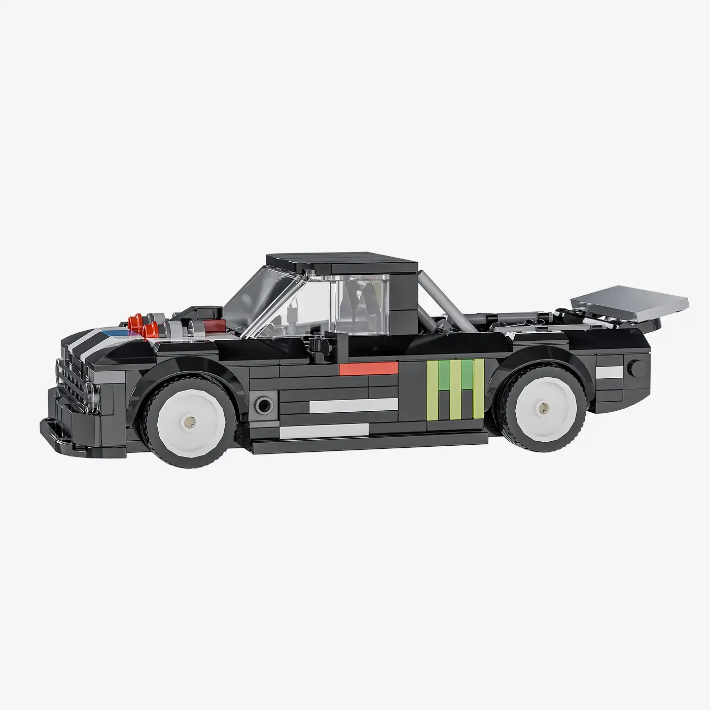 BlueBrixx Drift Car • Set 107810 • SetDB • Merlins Bricks
