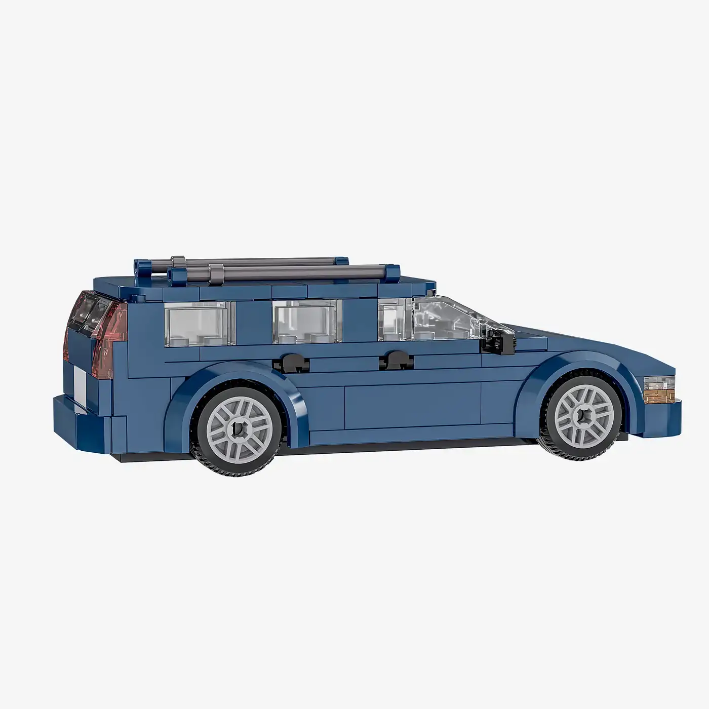 BlueBrixx Dark Blue Station Wagon • Set 107811 • SetDB