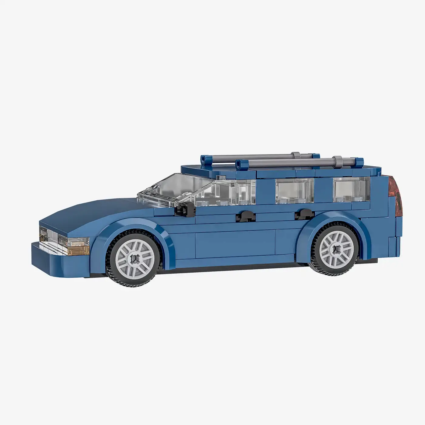 BlueBrixx Dark Blue Station Wagon • Set 107811 • SetDB