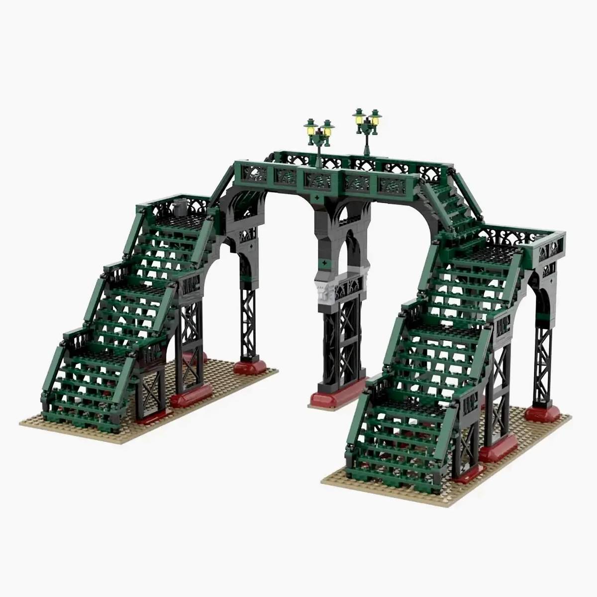 BlueBrixx Pedestrian Bridge • Set 107854 • SetDB