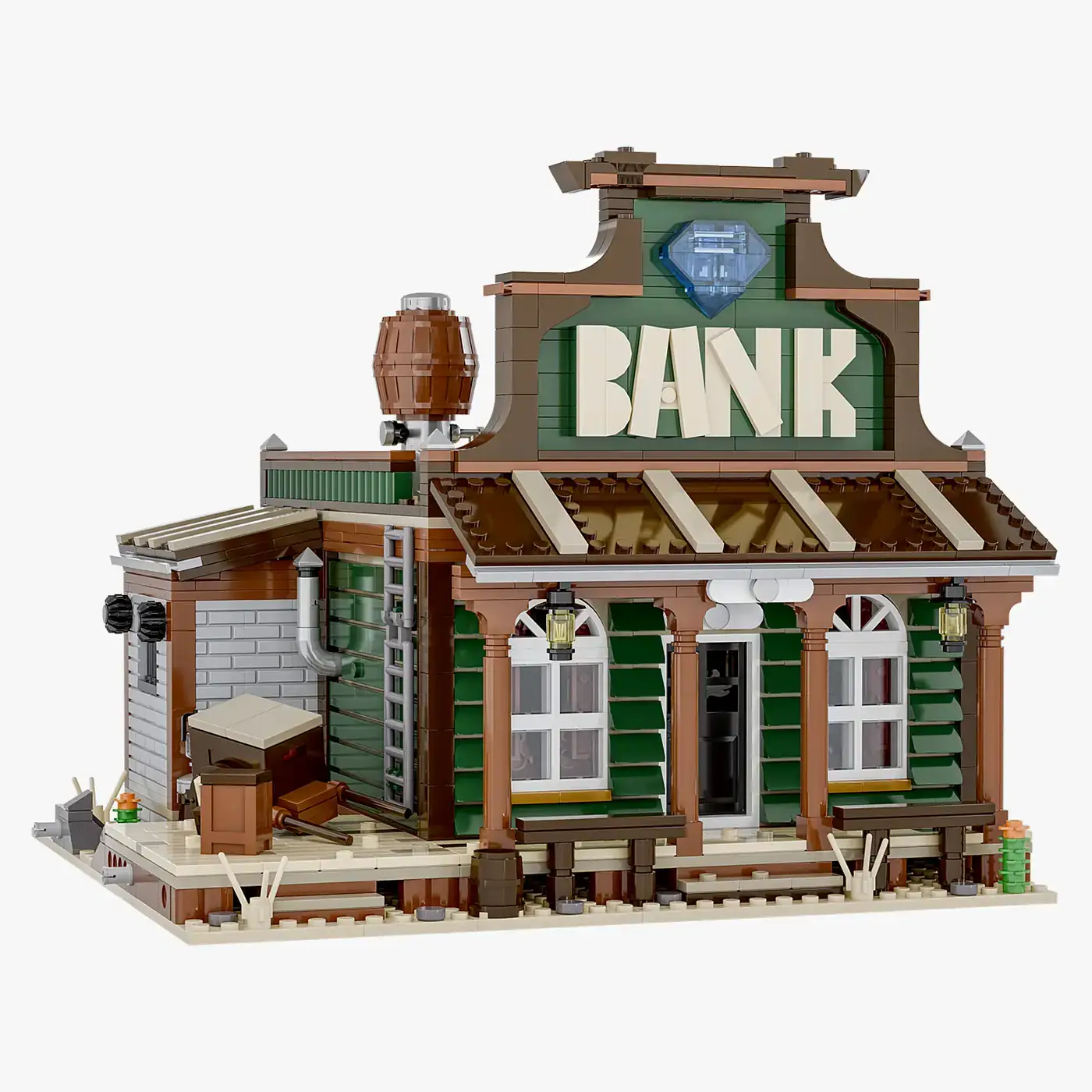 BlueBrixx Zephyr City Bank • Set 107889 • SetDB