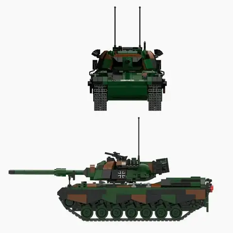 BlueBrixx Battle tank Leopard 1, Bundeswehr • Set 107934
