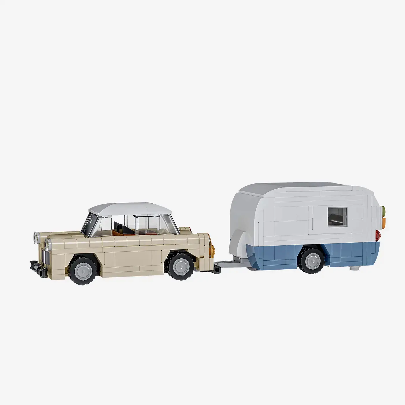 バリバ　フルコンプ　セット BlueBrixx Small Car with Camper • Set 107947 • SetDB