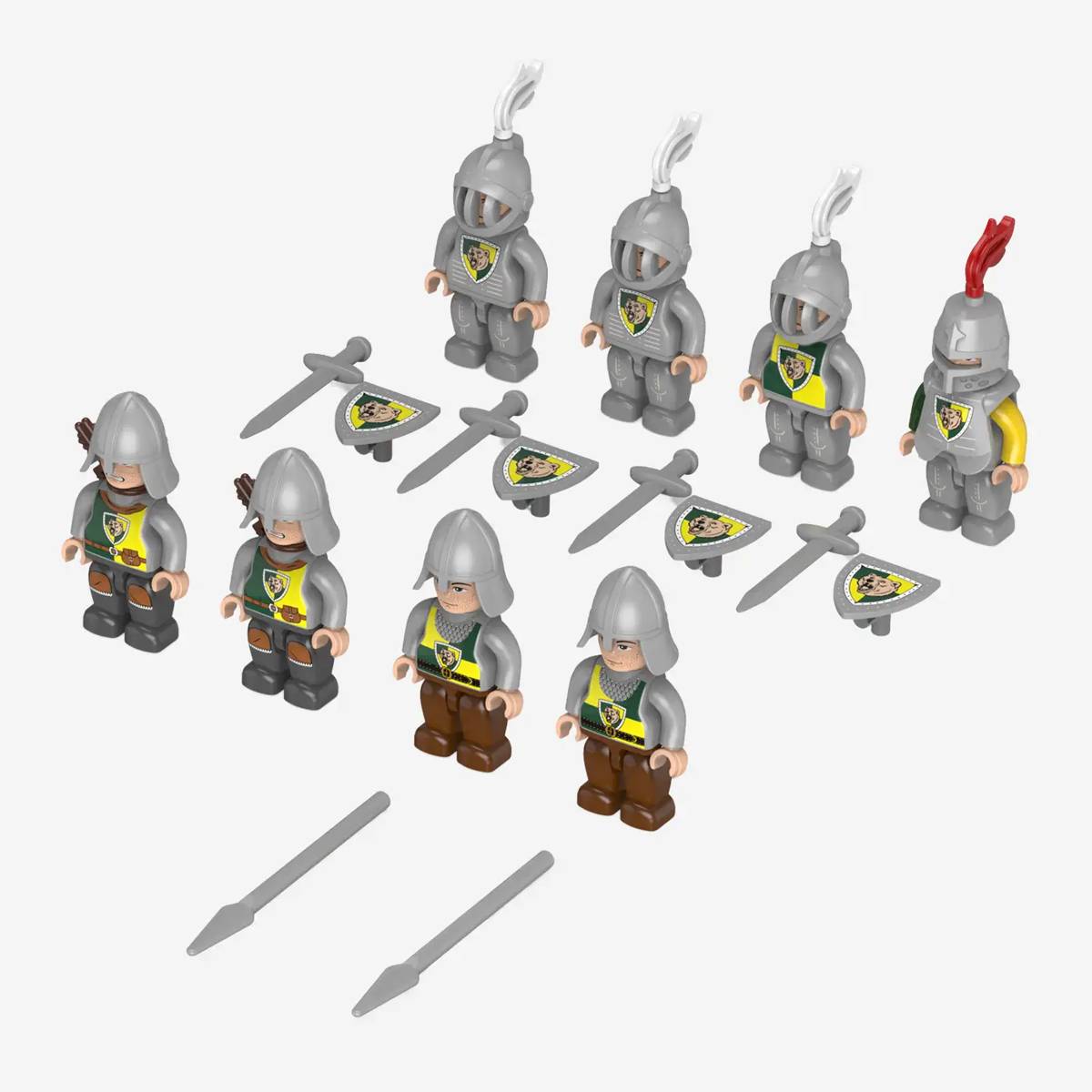 Pack de minifigurines Château Fort - Chevaliers (BB-108035) — Prix et comparaison | Brick Broker