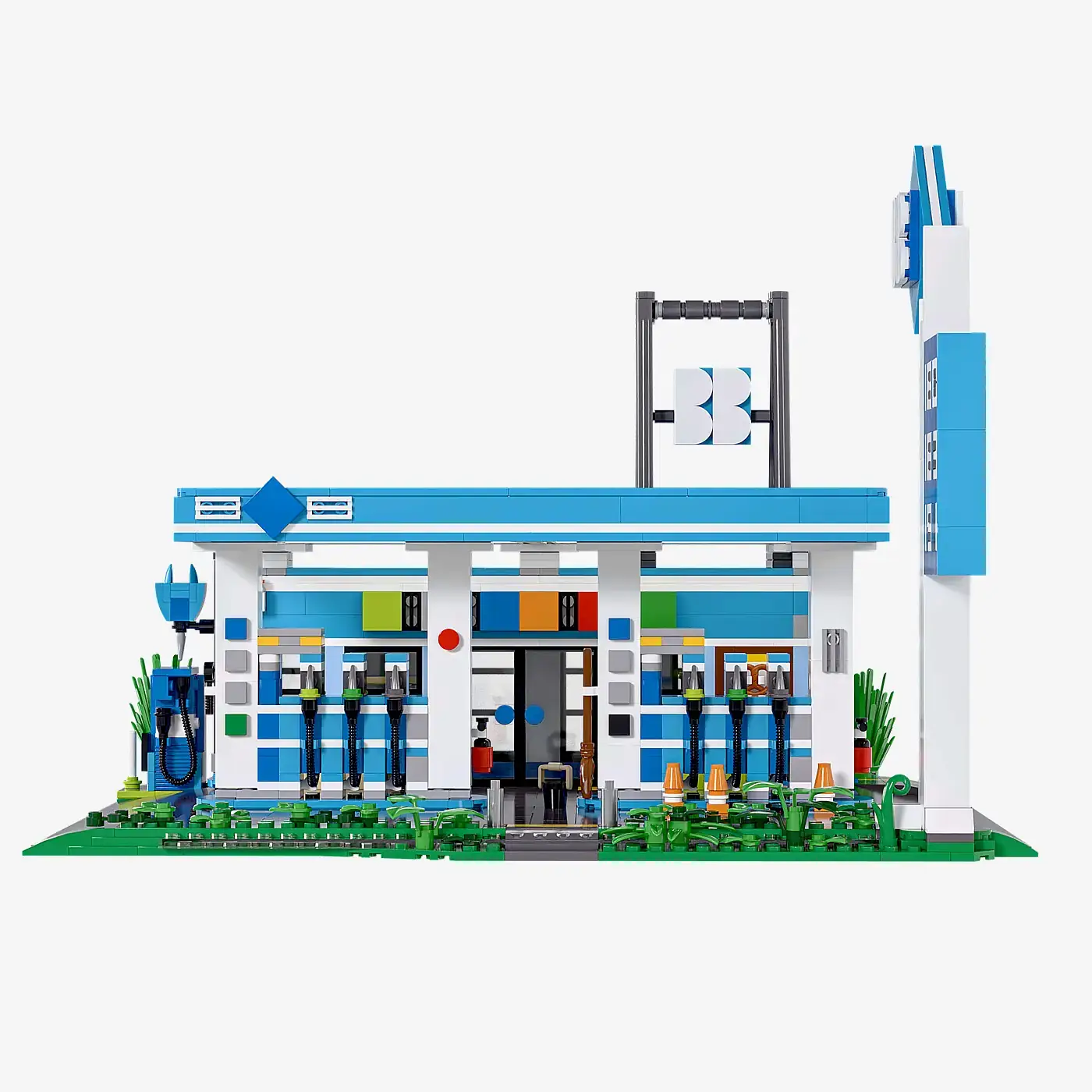 BlueBrixx Modern Gas station • Set 108094 • SetDB