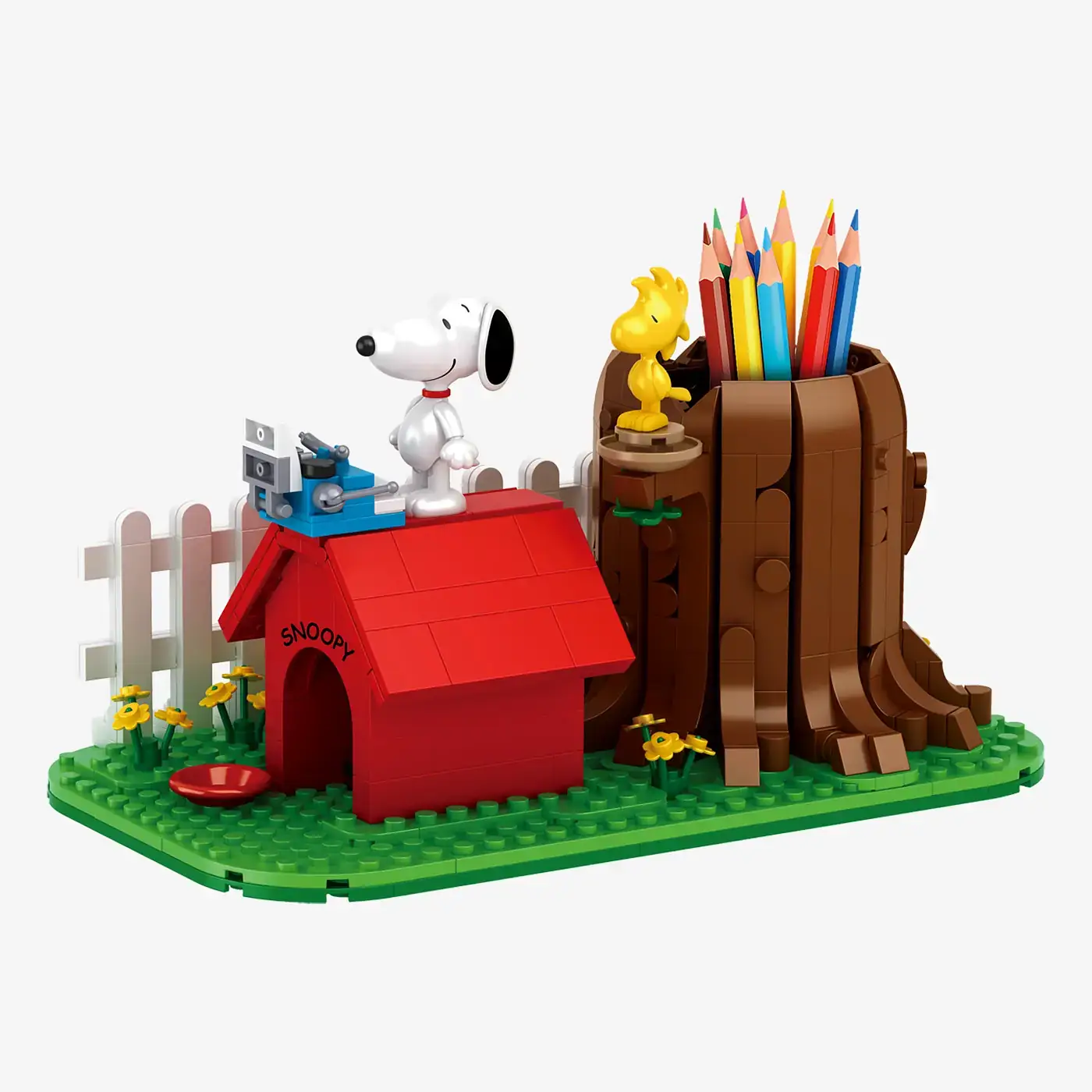 BlueBrixx Snoopy Pen holder • Set 108115 • SetDB