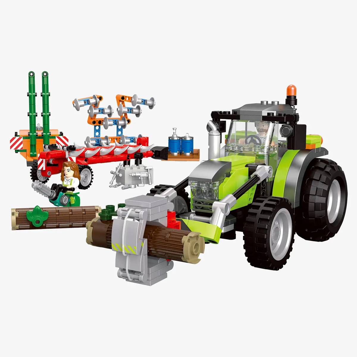Grand tracteur avec outils (BB-108125) — Prix et comparaison | Brick Broker