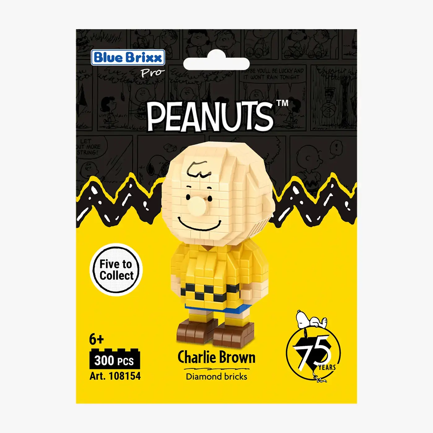 BlueBrixx Charlie Brown • DIAMOND BLOCKS • Set 108154