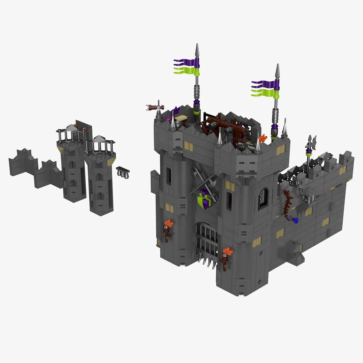 Forteresse de Ravenstone - Porte avec murs (BB-108174) — Prix et comparaison | Brick Broker