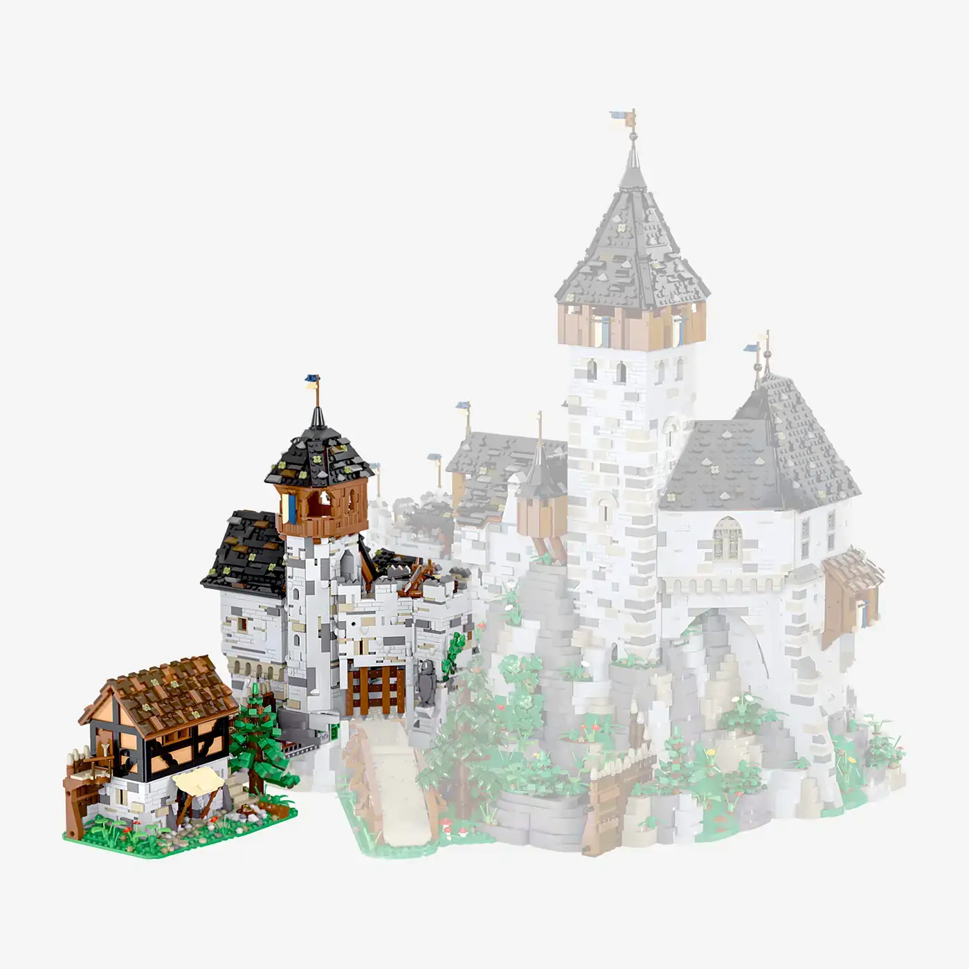 BlueBrixx Blaustein Castle Gatehouse • Set 108212 • SetDB