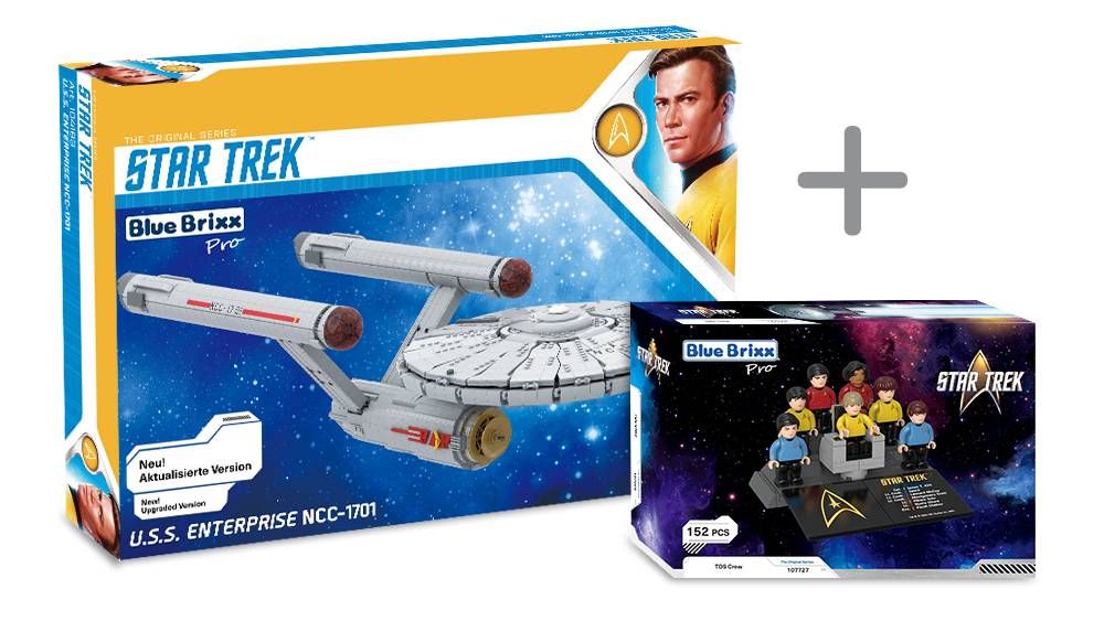 バリバ　フルコンプ　セット BlueBrixx Bundle STAR TREK USS Enterprise NCC-1701 with minifigures