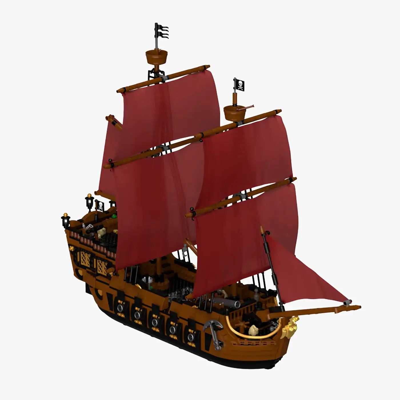 海外版BRIGANDINE コレクターズエディション BlueBrixx Pirates Island Brig • Set 108348 • SetDB