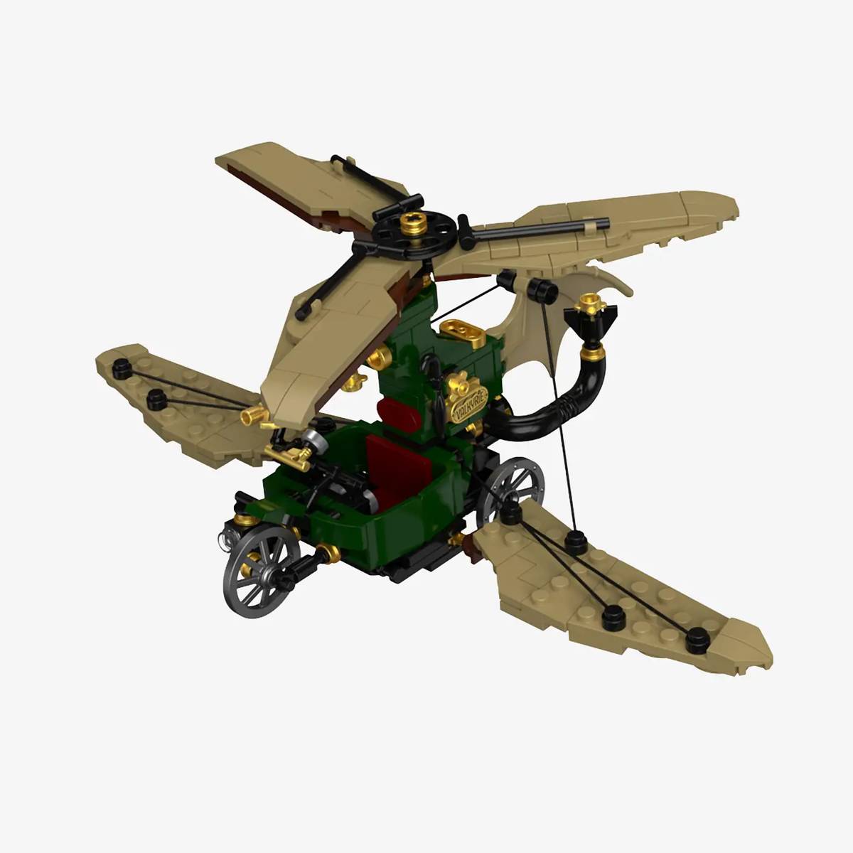 Hélicoptère steampunk (BB-108349) — Prix et comparaison | Brick Broker