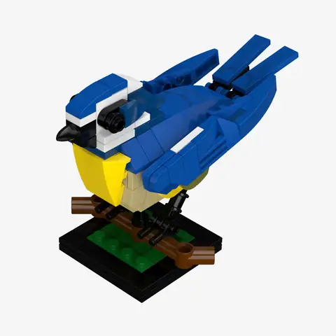 BlueBrixx Eurasian Blue Tit • Set 108369 • SetDB