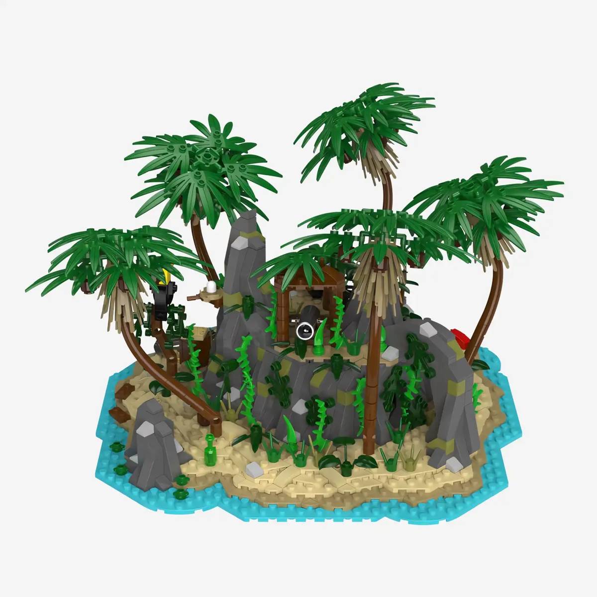 BlueBrixx Pirate Island Treasure Cave • Set 108373 • SetDB