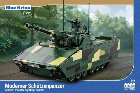 BlueBrixx Modern Infantry Fighting Tank • Set 108473 • SetDB
