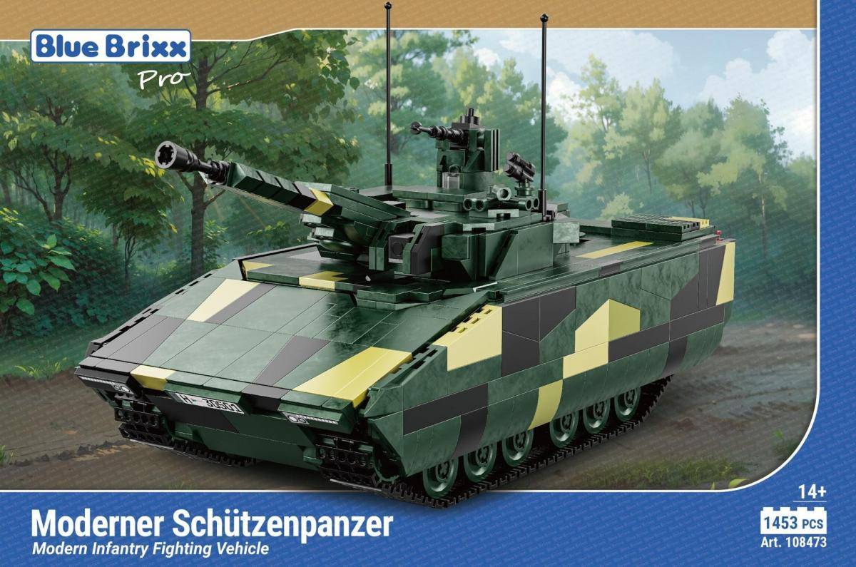 BlueBrixx Modern Infantry Fighting Tank • Set 108473 • SetDB