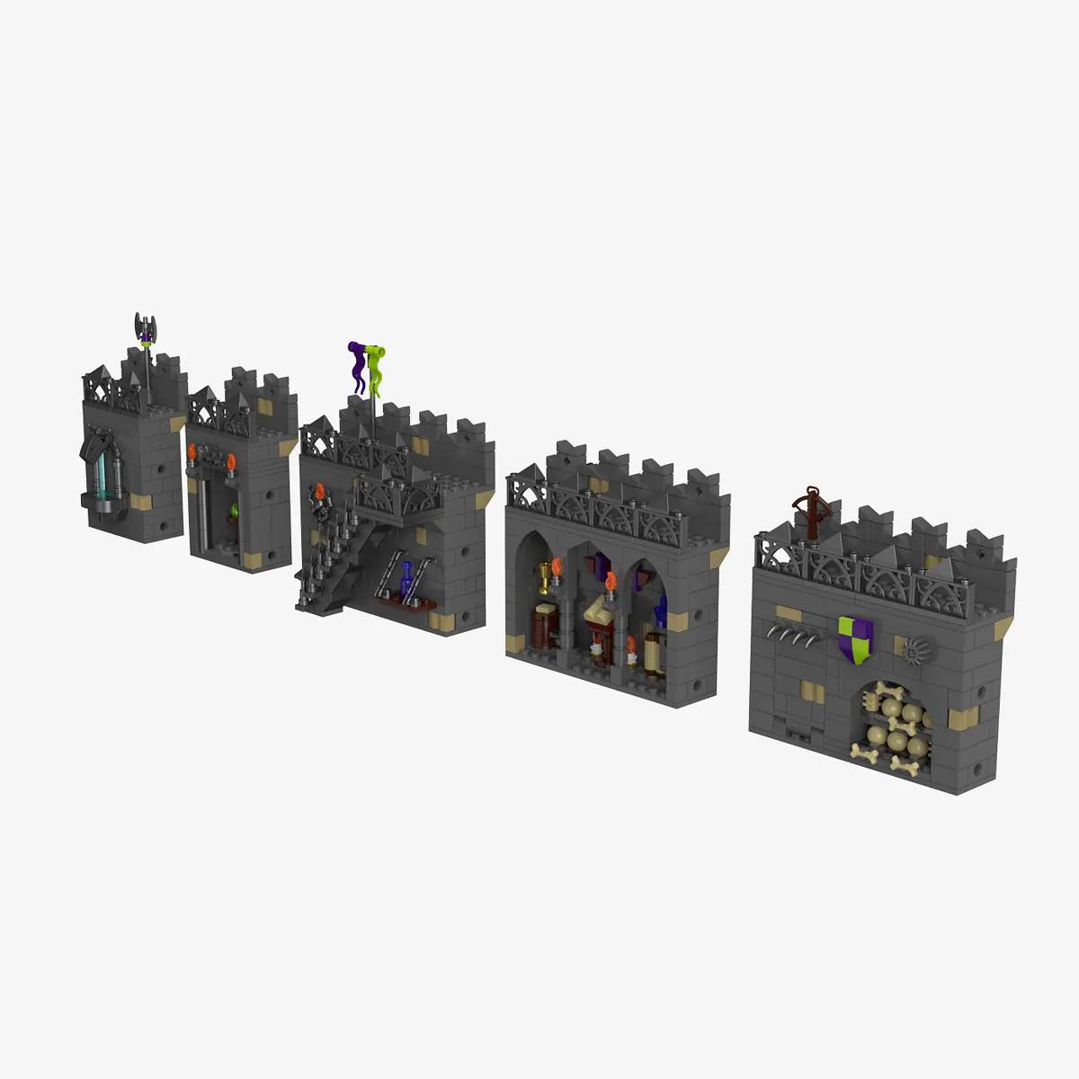 Extension de mur - Forteresse de Ravenstone (BB-108475) — Prix et comparaison | Brick Broker