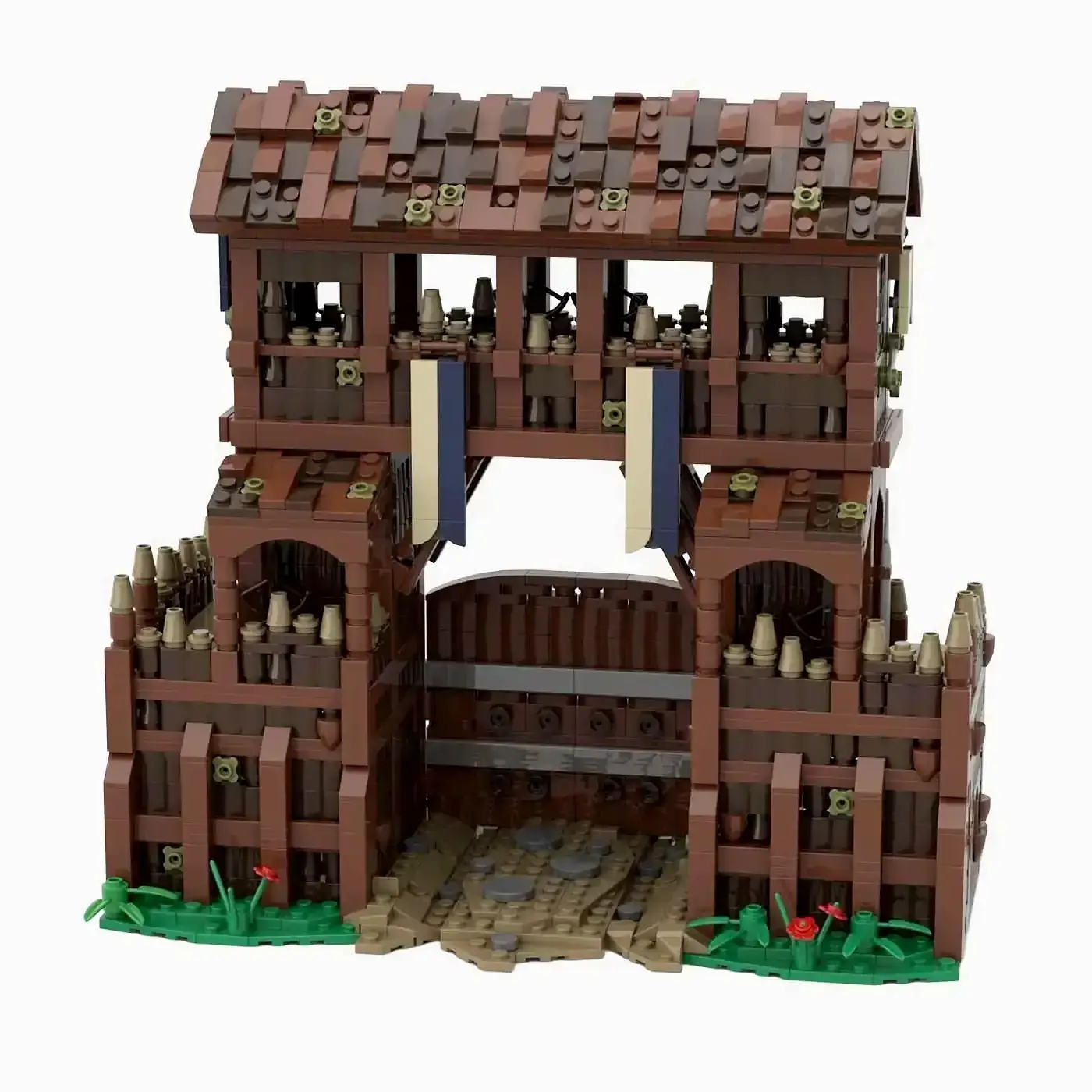 BlueBrixx Palisade Gate • Set 108479 • SetDB