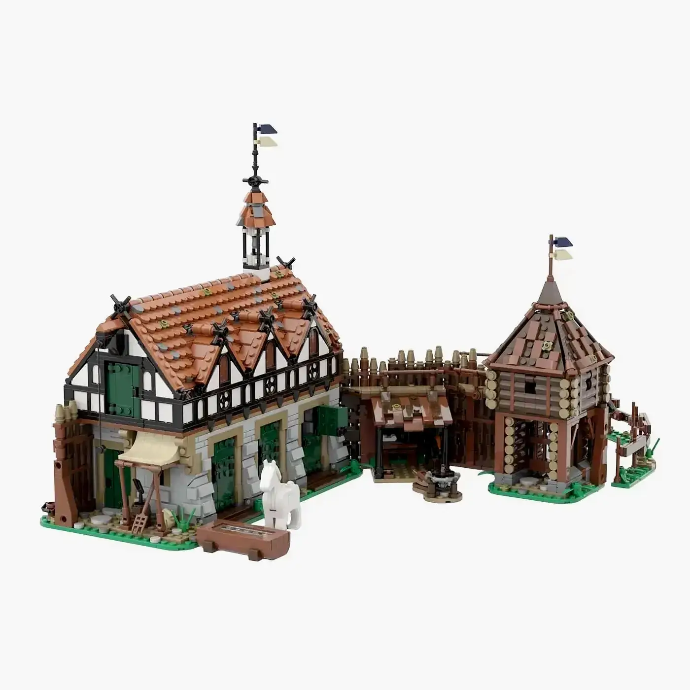 BlueBrixx Blaustein Castle Stables • Set 108516 • SetDB