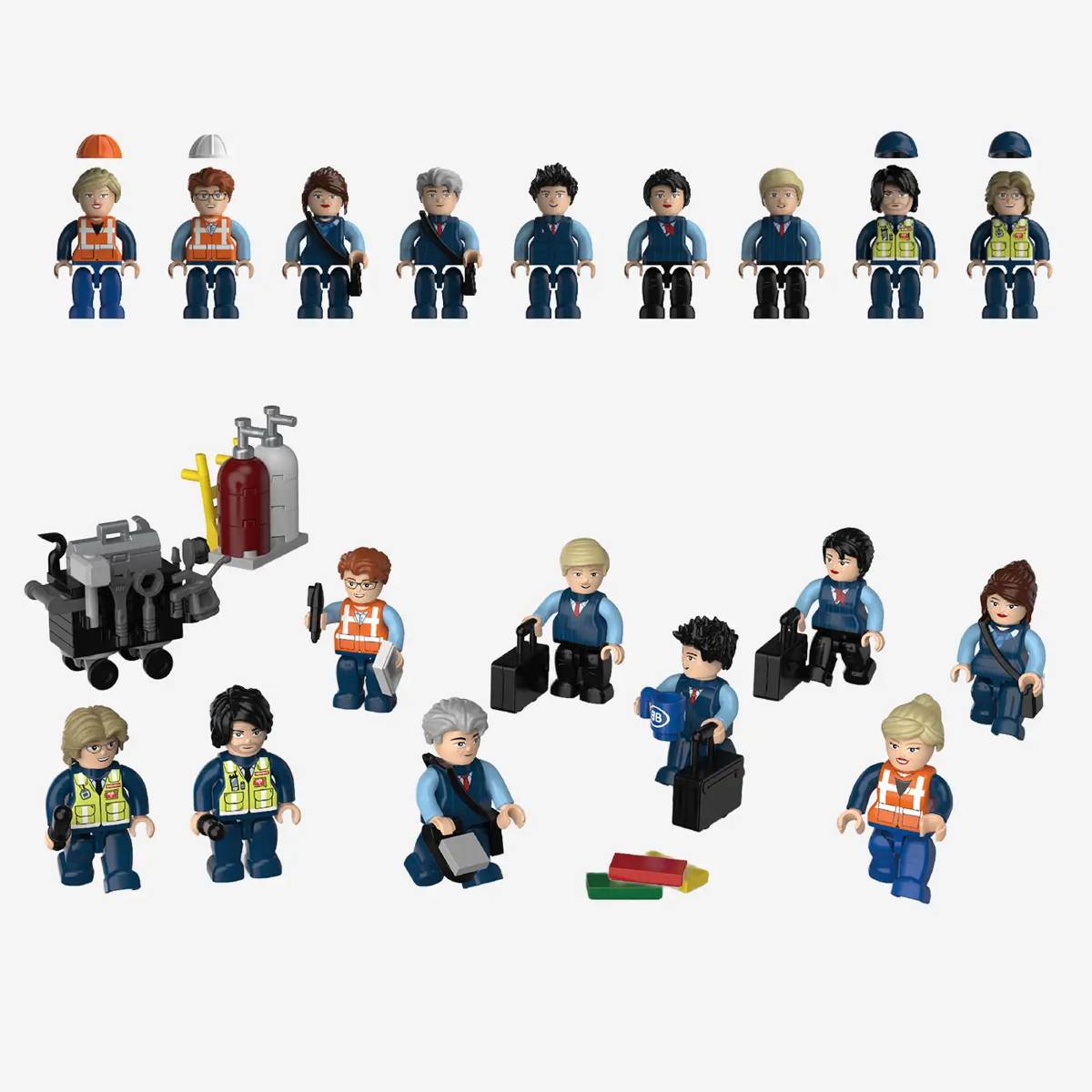 Minifigure - Bahn Employes today (BB-108564) — Prix et comparaison | Brick Broker