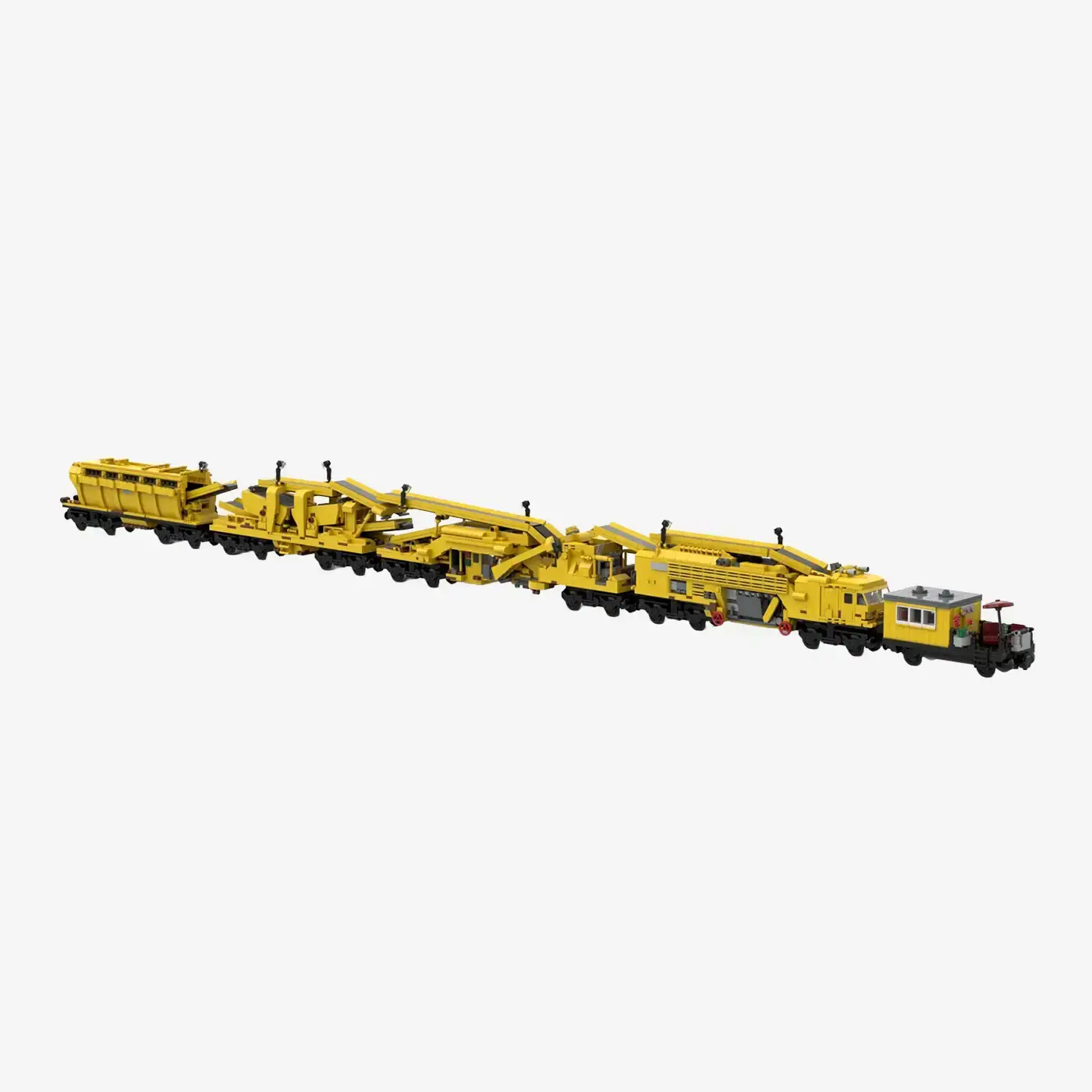 BlueBrixx Track Bed cleaning Train • Set 108568 • SetDB