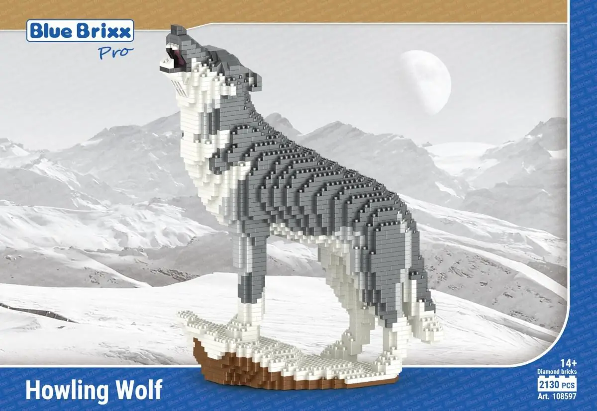 BlueBrixx Wolf • DIAMOND BLOCKS • Set 108597 • SetDB