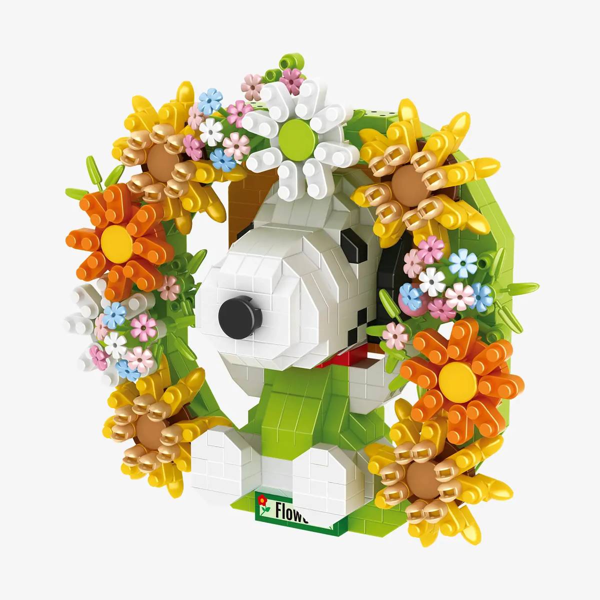 BlueBrixx Peanuts Snoopy`s Garland • DIAMOND BLOCKS