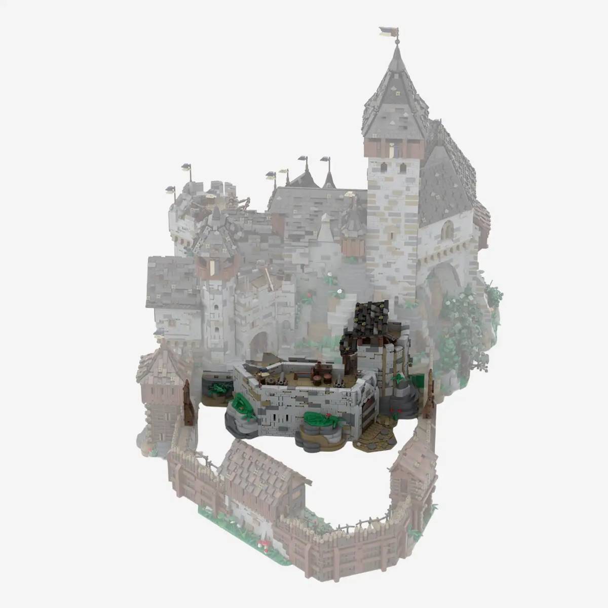 Château de Blaustein - Bouclier de rampe (BB-108622) — Prix et comparaison | Brick Broker