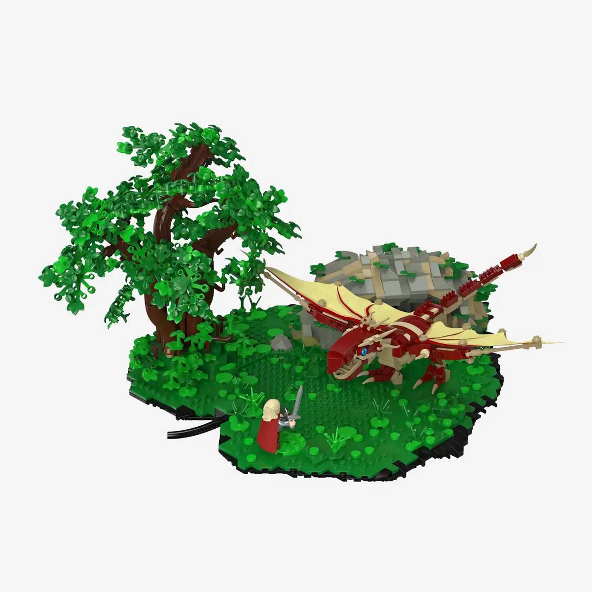 BlueBrixx Nibelungen Siegfried the Dragonslayer • Set 108650