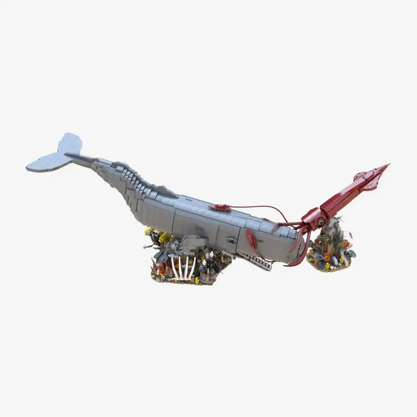 BlueBrixx Sperm whale vs giant squid • Set 108659 • SetDB