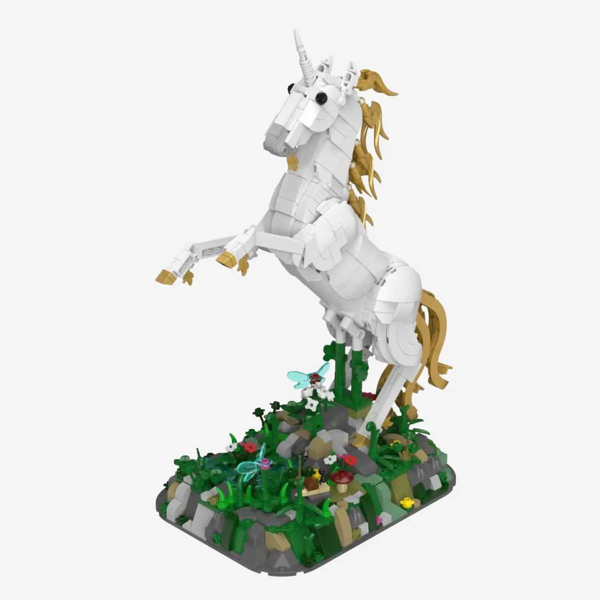 BlueBrixx Unicorn • Set 108684 • SetDB • Merlins Bricks