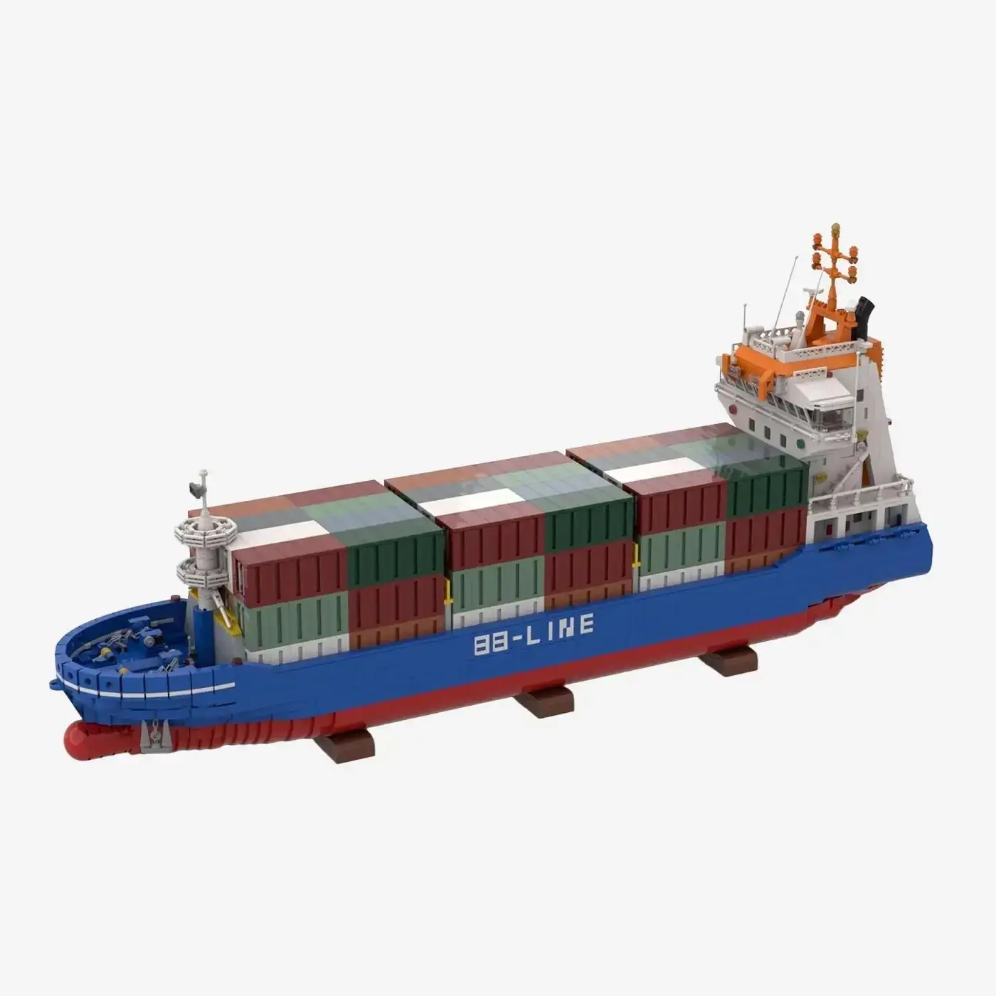 BlueBrixx Container Freight Ship BB-Line • Set 108688