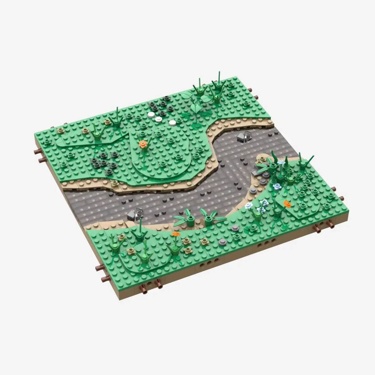 Système de paysage modulaire - ruisseau (BB-108732) — Prix et comparaison | Brick Broker